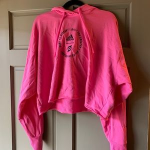 Peloton x Adidas Cropped Hoodie